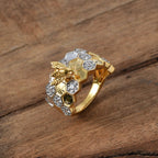 Rhodiniert und 750 Gelbgold Vermeil