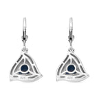 AA London Blau Topas Ohrringe 925 Silber rhodiniert ca. 1.15 ct