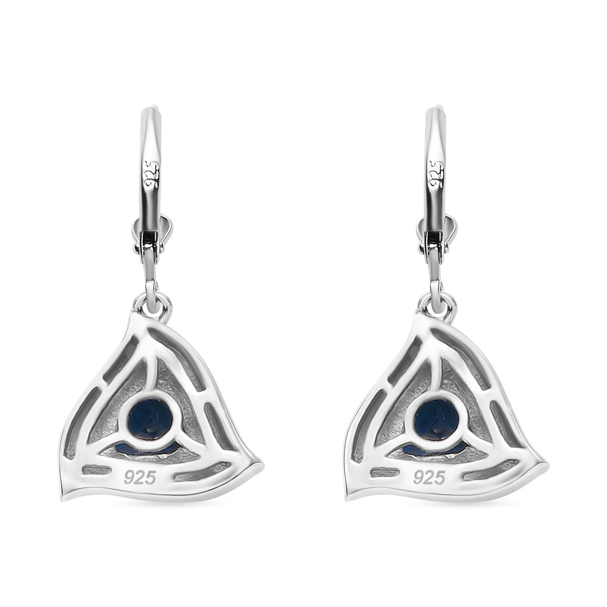 AA London Blau Topas Ohrringe 925 Silber rhodiniert ca. 1.15 ct