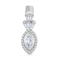 J Francis gefertigt mit SWAROVSKI - Zirkonia Anhänger 925 Silber rhodiniert
