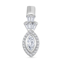 J Francis gefertigt mit SWAROVSKI - Zirkonia Anhänger 925 Silber rhodiniert