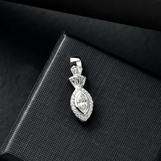 J Francis gefertigt mit SWAROVSKI - Zirkonia Anhänger 925 Silber rhodiniert