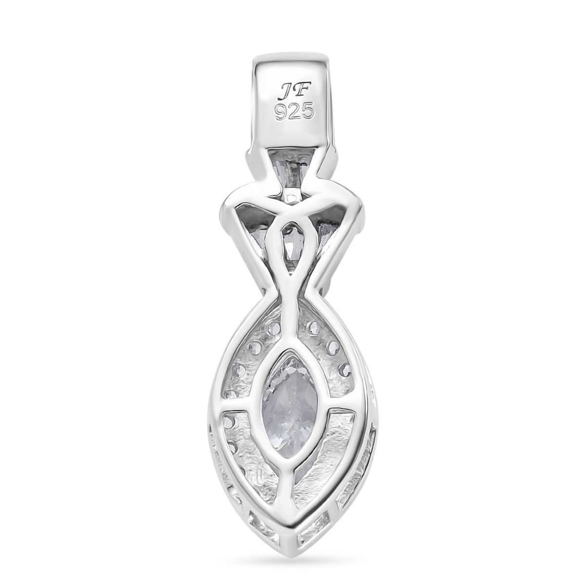 J Francis gefertigt mit SWAROVSKI - Zirkonia Anhänger 925 Silber rhodiniert