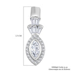 J Francis gefertigt mit SWAROVSKI - Zirkonia Anhänger 925 Silber rhodiniert