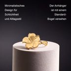 Exklusives Angebot - Feingold Frangipani (Plumeria) Anhänger, 999 Gold