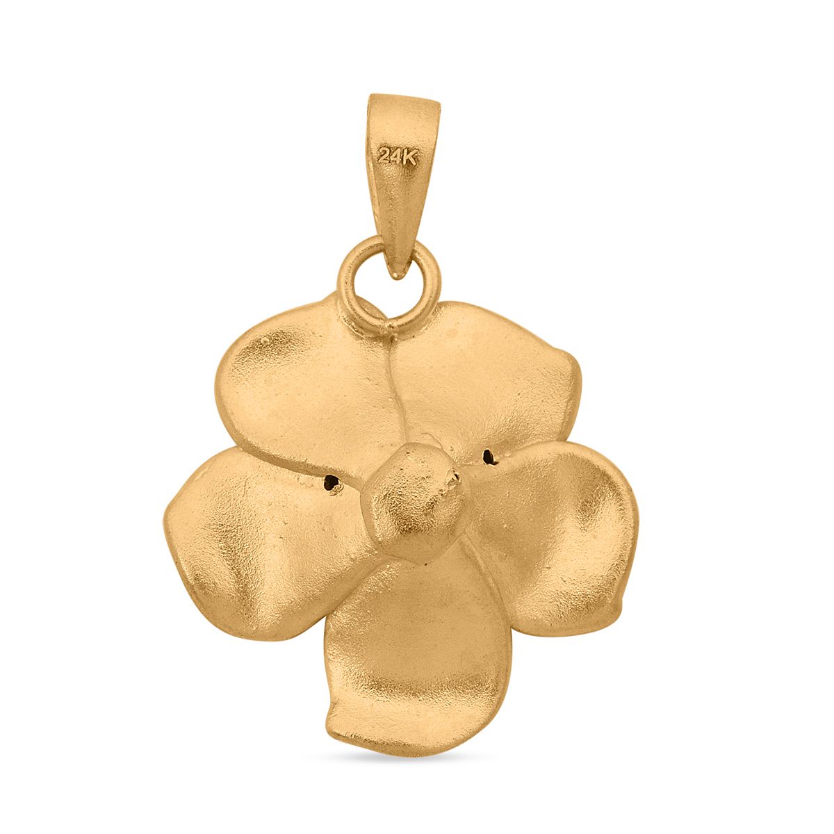 Exklusives Angebot - Feingold Frangipani (Plumeria) Anhänger, 999 Gold