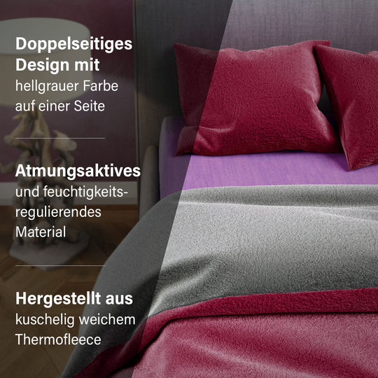 Leonado Vicenti - Supersoft-Bettwäsche-Set, Bettbezug 135x200 cm, Kissenbezug 80x80 cm, wendbar, Oliv-Grün