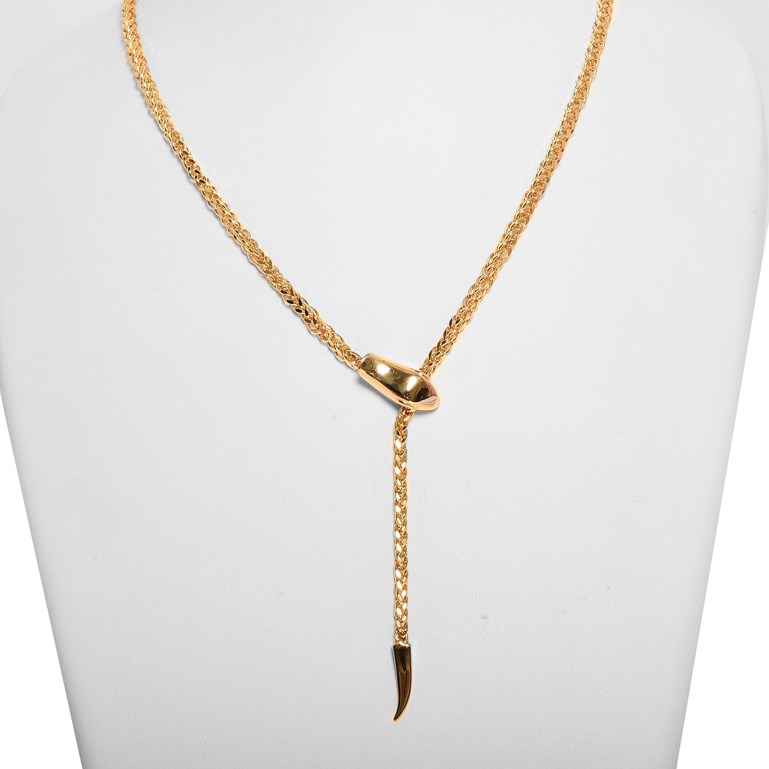 LIMITED EDITION - Designer Serpentine Collier ca. 50 cm, 585 Gold ca. 8,60g