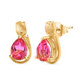 Sunset Triplett Quarz Ohrringe, ca. 2,60 ct.