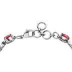 Sunset Quarz Triplette Armband ca. 19 cm 316L Edelstahl ca. 7.23 ct