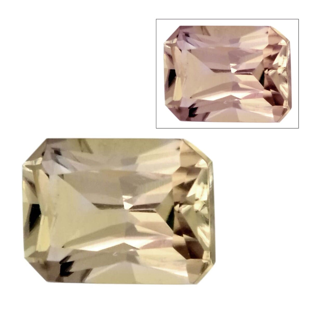 IGI Certified 4A Turkizite Octagon 7x5 Faceted Cut 1.00 Ct