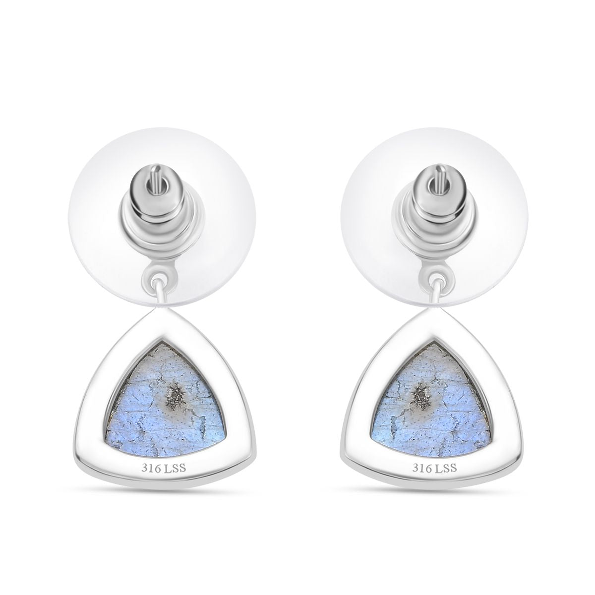 AAA Labradorit Ohrringe 316L Edelstahl ca. 8.89 ct