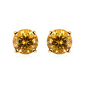 AAA Heliodor Ohrringe 417 Gold ca. 1,60 ct.
