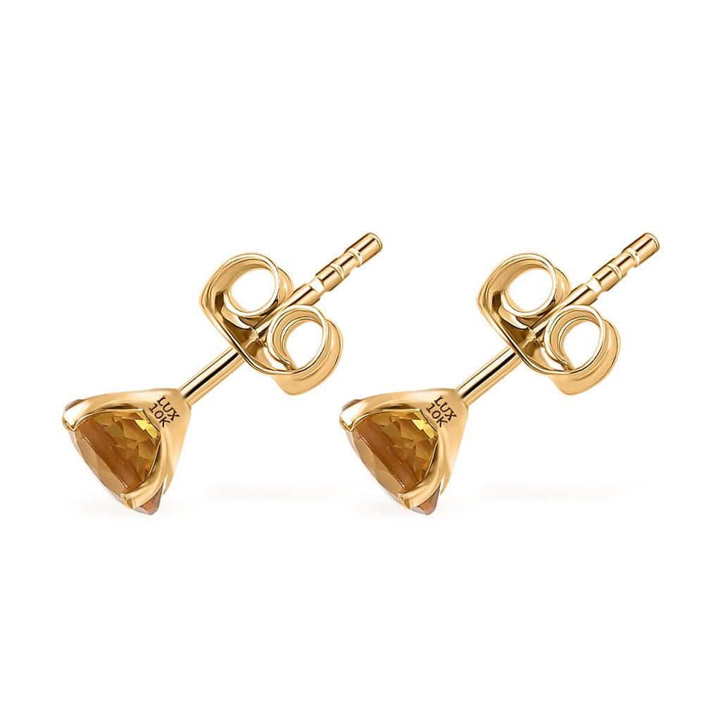 AAA Heliodor Ohrringe 417 Gold ca. 1,60 ct.