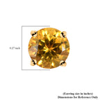 AAA Heliodor Ohrringe 417 Gold ca. 1,60 ct.