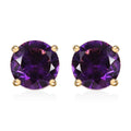 AAA Marokkanischer Amethyst Ohrringe 417 Gold ca. 1,60 ct.