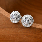 Moissanit Ohrringe 925 Silber ca. 1,51 ct.