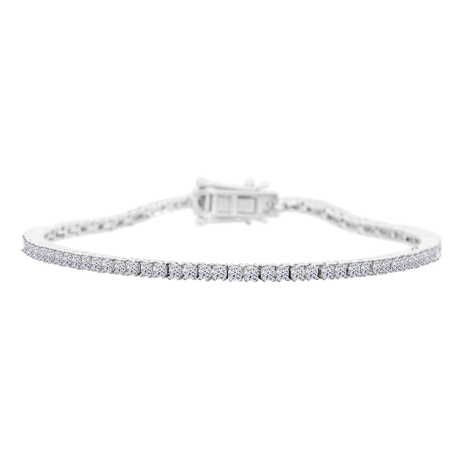 Lab Grown Diamant VS Armband ca. 19 cm 585 Gold ca. 5,03 ct.