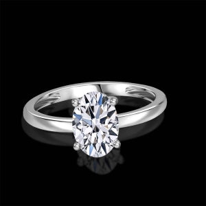 LUXURIANT DIAMOND - Lab Grown Diamant VS-EF SGL zertifiziert (10 - 15 Lieferzeit) Ring 950 Platin (Größe 17.00) ca. 2.00 ct