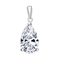 LUXURIANT SGL zertifizierter VS-EF Labor Tropfenschliff Diamant Anhänger in 950 Platin - 1 ct.