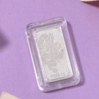 999 Platinbarren Drachenmotiv, 10x20x0,23 mm, 1,00g