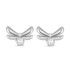 Moissanit Ohrringe 925 Silber rhodiniert ca. 0.86 ct