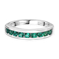 Rhapsody AAAA Kolumbianischer Smaragd Ring 950 Platin (Größe 20.00) ca. 0,86 ct