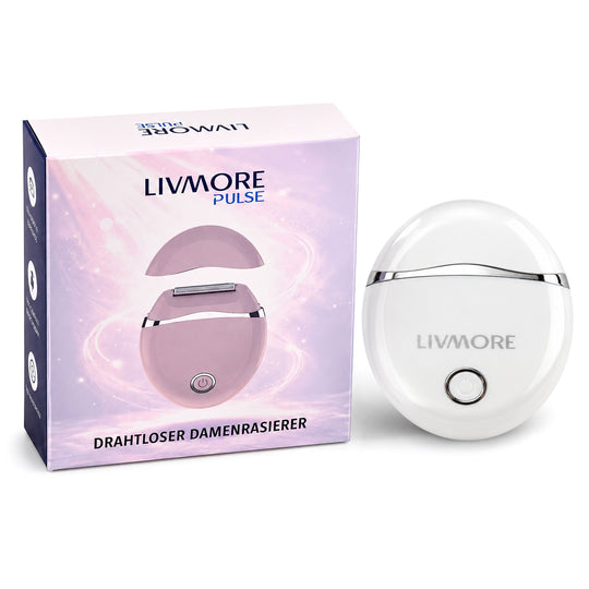 LIVMORE - 2 in 1 Shaver mit Edelstahl Klinge, Aufladbar, 500 mah, Grün
