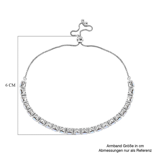 AB Kristall Armband ca. 19 cm 925 Silber rhodiniert
