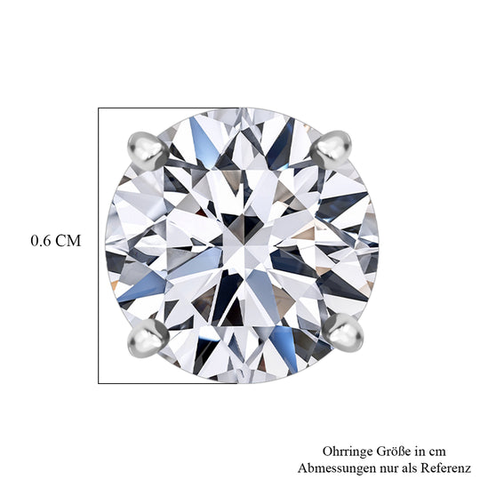 Luxuriant Diamond Lab Grown Diamant VS-EF Ohrringe 585 Gold ca. 1.88 ct