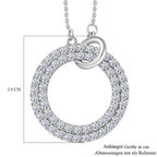 LUXURIANT DIAMOND - Lab Grown Diamant SI-GH Halskette ca. 43+5 cm 925 Silber ca. 1.00 ct