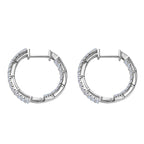 LUXURIANT DIAMOND - Lab Grown Diamant SI-GH Ohrringe 925 Silber ca. 1.50 ct