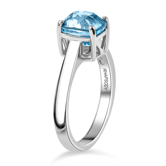Rhapsody AAAA Blauer Zirkon Ring 950 Platin (Größe 18.00) ca. 5,00 ct