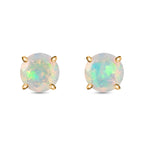 AAA Natürlicher, äthiopischer Welo Opal Ohrringe 417 Gold ca. 2,00 ct.