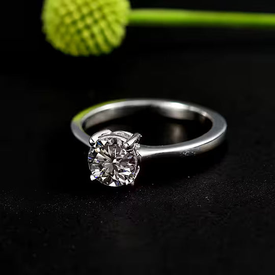 LUXURIANT DIAMOND - Lab Grown Diamant VS-EF SGL zertifiziert Ring 585 Gold (Größe 17.00) ca. 3.00 ct