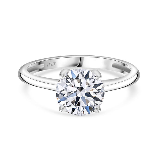 LUXURIANT DIAMOND - Lab Grown Diamant VS-EF SGL zertifiziert Ring 585 Gold (Größe 17.00) ca. 3.00 ct