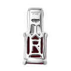 RHAPSODY AAAA Rubellit, Weißer Diamant Anhänger 950 Platin ca. 1.86 ct