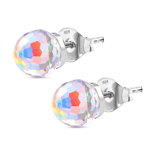 J Francis gefertigt mit SWAROVSKI AB Swarovski Kristall Ohrringe 925 Silber Standard