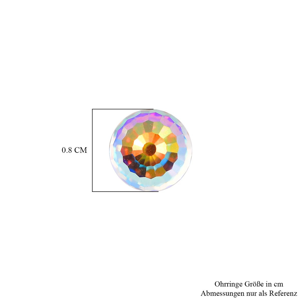 J Francis gefertigt mit SWAROVSKI AB Swarovski Kristall Ohrringe 925 Silber Standard