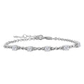 Moissanit Armband, 18 cm - 1,13 ct.