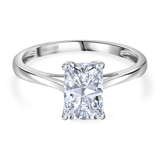 LUXURIANT DIAMOND - Lab Grown Diamant VS-EF SGL zertifiziert Ring 950 Platin (Größe 21.00) ca. 2.00 ct