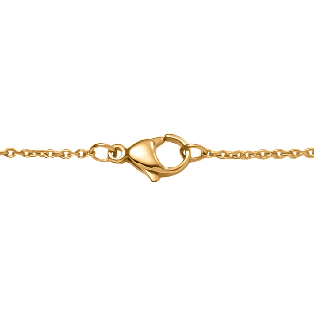 Serra Gaucha Citrin Halskette ca. 45 cm Messing ca. 2,88 ct.