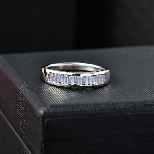 LUXURIANT DIAMOND - Lab Grown Diamant SI-GH SGL zertifiziert Ring 925 Silber rhodiniert (Größe 20.00) ca. 0.75 ct