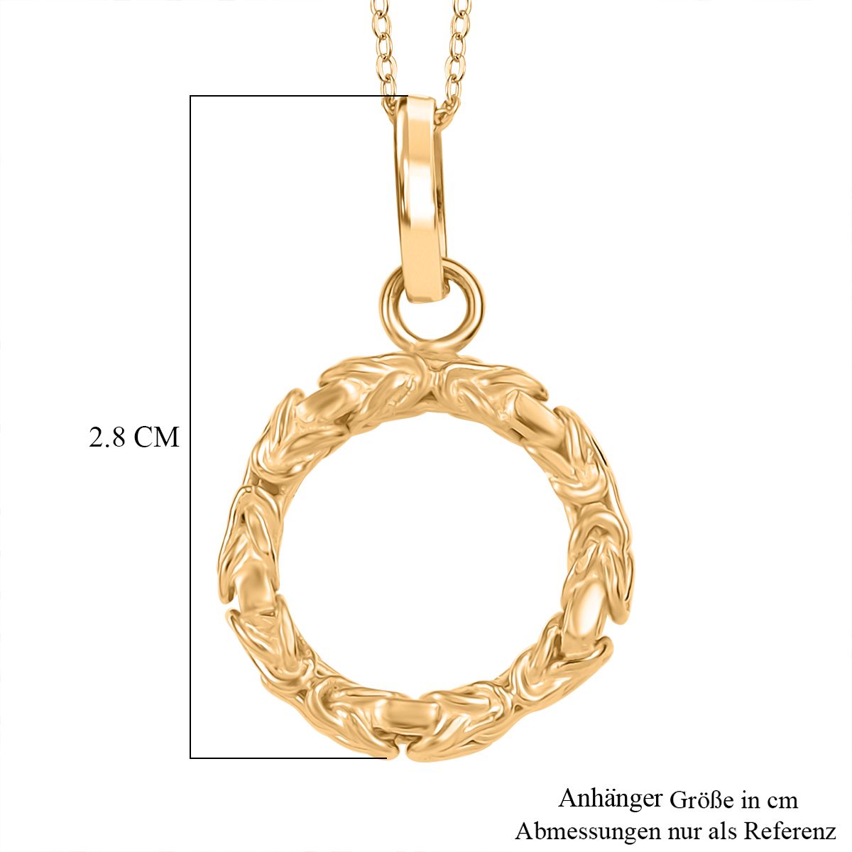 750 Gelbgold Vermeil