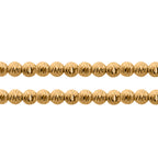 GORINI GIOIELLI - Diamantschliff Kugelkette, 585 Gold ca. 45 cm+ 2.5 cm Extender ca. 10,00g