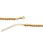 GORINI GIOIELLI - Diamantschliff Kugelkette, 585 Gold ca. 45 cm+ 2.5 cm Extender ca. 10,00g