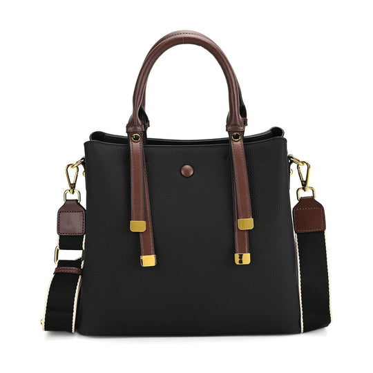 Echtes Leder - Vielseitige Tasche mit abnehmbarem Schulterriemen, 30x14x24 cm, Rosa