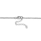 Natürliche Chromdiopsid mehrreihige Halskette, ca. 56 cm + 5 cm Extender 925 Silber rhodiniert ca. 200.00 ct