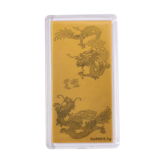 999er Gold-Rosenbarren, 100mg