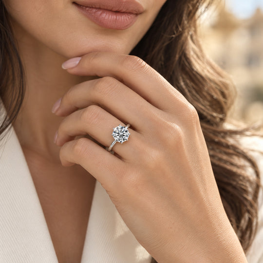 LUXURIANT IGI zertifizierter VS-G Labor Diamant Ring in 950 Platin - 5 ct.